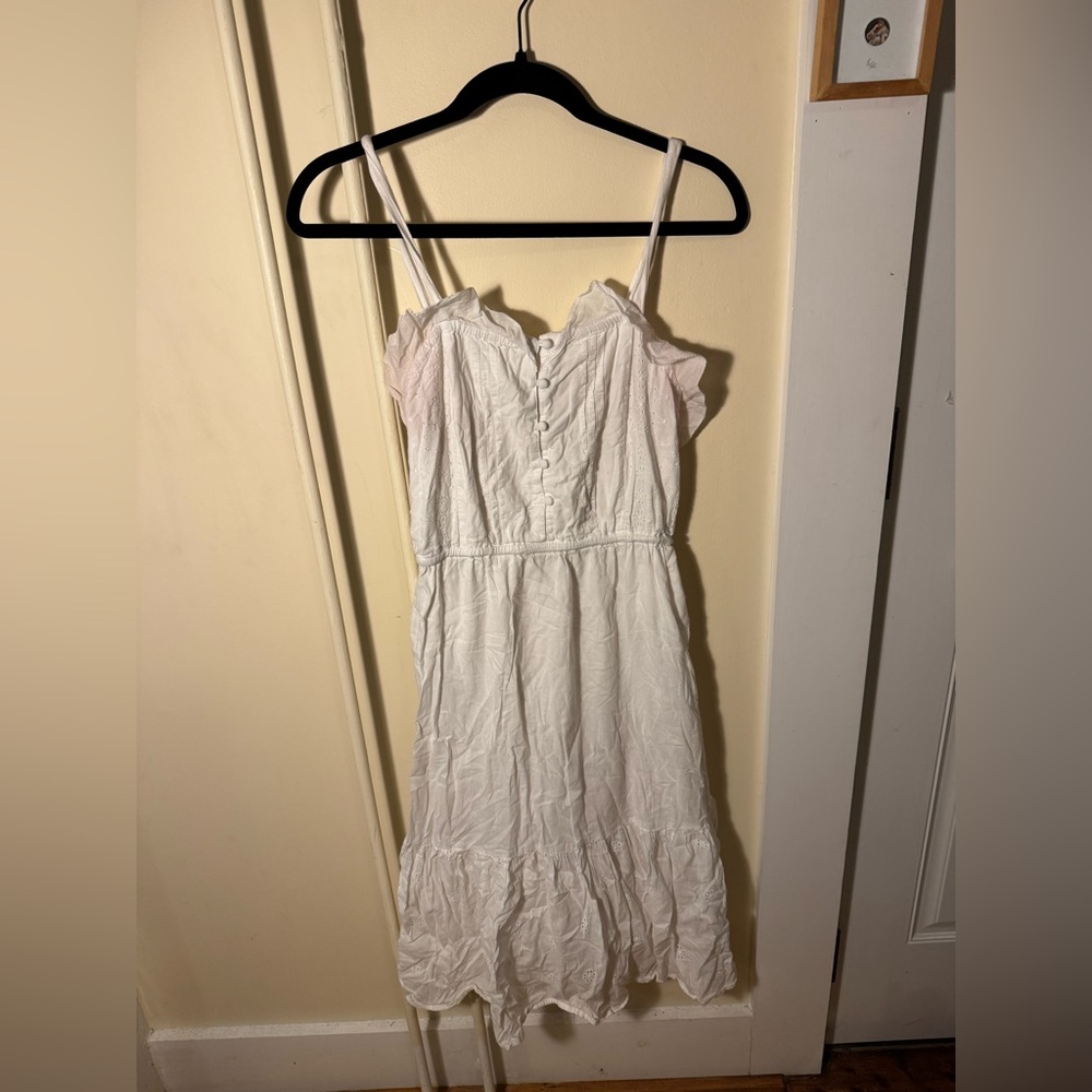 Madewell White Midi Dress
